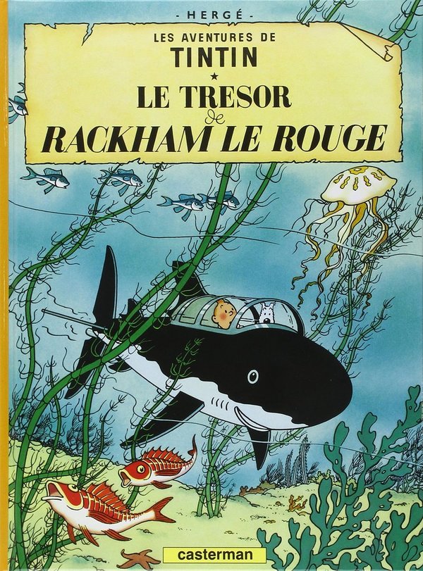 Les Aventures de Tintin Tome 12 - Album Le trésor de Rackham le Rouge Hergé