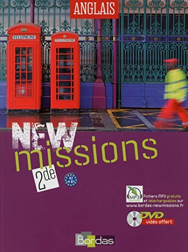 Anglais 2e A2-B1 New Missions avec 1 DVD Séraphine Lansonneur Collectif