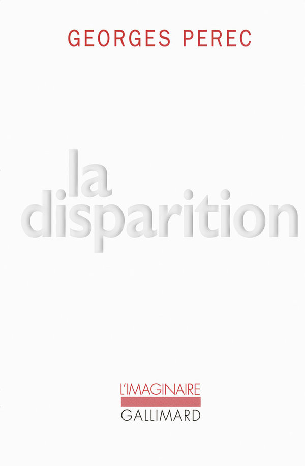 La Disparition - Poche Georges Perec