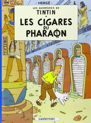 Les Aventures de Tintin Tome 4 - Album Les cigares du pharaon Hergé Note moye