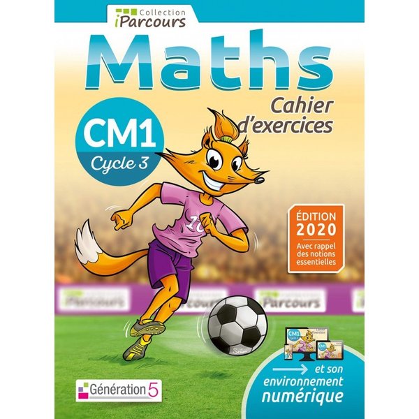 Maths CM1 iParcours - Cahier d'exercices - Grand Format Edition 2020 Sébastien Hache, Katia Hache
