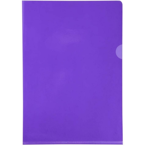 Pochettes coins taille A4 - violet