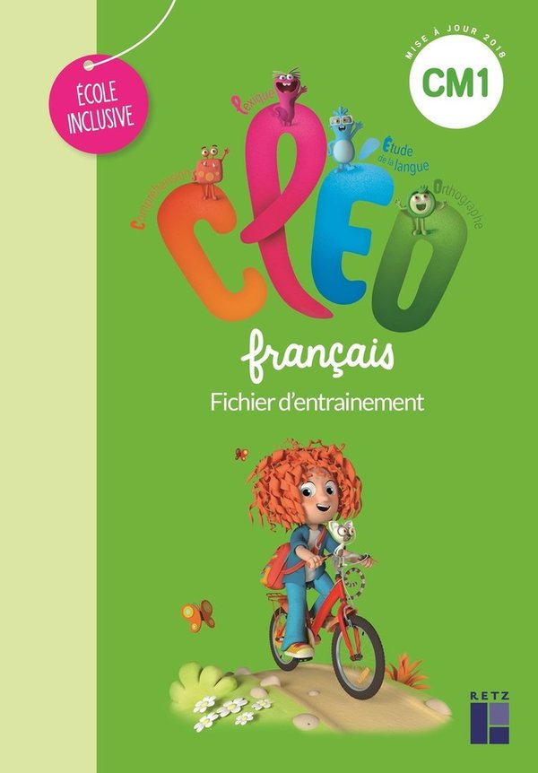Français CM1 Cléo Fichier d'entrainement - Grand Format Edition 2021 Antoine Fetet, Joëlle Gardette