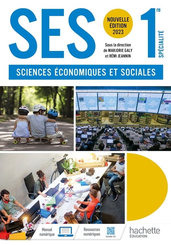 Sciences économiques et sociales 1re spécialité - Grand Format Edition 2023 Marjorie Galy, Rémi Jean