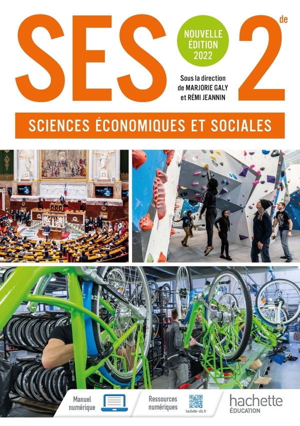 Sciences économiques et sociales 2de - Grand Format Edition 2022 Marjorie Galy, Rémi Jeannin