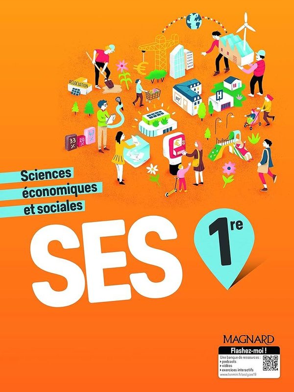 Sciences économiques et sociales 1re - Grand Format Edition 2019 Isabelle Waquet Collectif