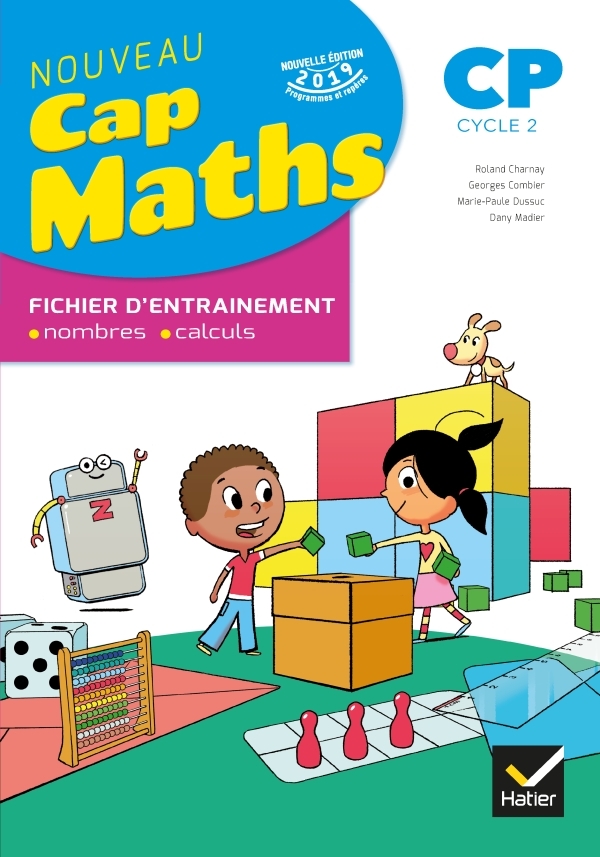 Maths CP Cap Maths - Fichier de l'élève + Cahier de Géométrie-Mesure - Grand Format Edition 2019 Rol